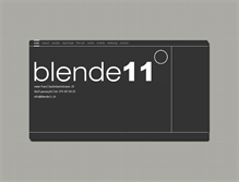 Tablet Screenshot of blende11.ch